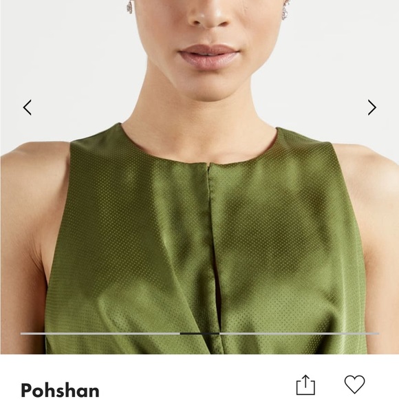 Ted Baker - Pohshan
Keyhole Detail Midi Dress Khaki Green - Picture 4 of 11